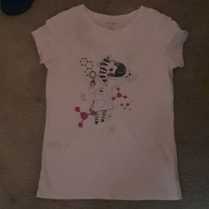 I'm selling this pink shirt with a zebra on it